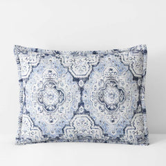 Royal Mirage Reversible Quilted Sham - Blue, King