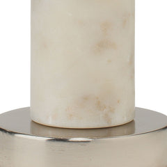 Marble Base Table Lamp - White