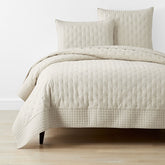 Pintuck Quilt - Oatmeal, Full/Queen