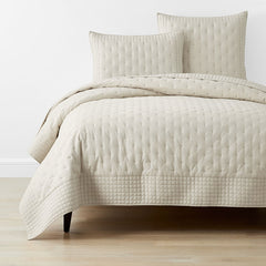 Pintuck Quilt - Oatmeal, Twin