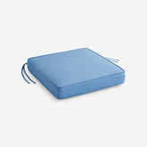 Rain Boxed Edge Replacement Chair Cushion - Air Blue, 16 in. x 15 in.