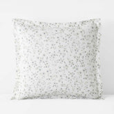Floral Bliss Garment Washed Cotton Percale Sham - Green, Euro