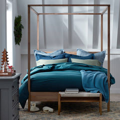Classic Ultra-Cozy Cotton Velvet Flannel Pillowcase Set - Stone Gray, King