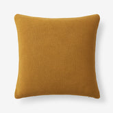 Classic All Season Breathable Cotton Knit Decorative Pillow Cover - Gold