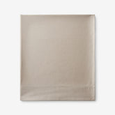 Premium Smooth Supima® Cotton Wrinkle-Free Sateen Flat Bed Sheet - Light Birch, Twin/Twin XL