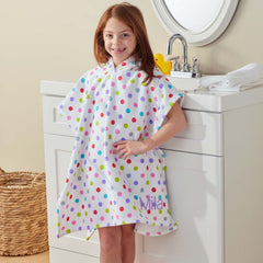 Hooded Poncho - Dot