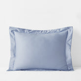 Premium Smooth Supima® Cotton Wrinkle-Free Sateen Sham - Blue Shadow, Standard