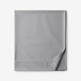 Classic Smooth Rayon Made From Bamboo Sateen Flat Bed Sheet - Pebble Gray, Full