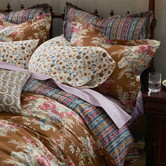 Malti Premium Smooth Sateen Reversible Duvet Cover - Gold, Twin/Twin XL