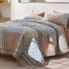 Anvitha Patchwork Quilted Sham - Multi, Standard
