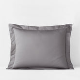 Premium Smooth Supima® Cotton Wrinkle-Free Sateen Sham - Silver, King