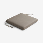 Replacement Knife Edge Chair Cushion - Taupe, 20 in. x 20 in.