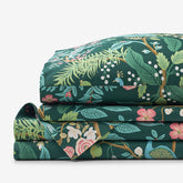 Peacock Classic Smooth Sateen Bed Sheet Set - Evergreen, Full