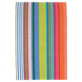 Mellie Stripe Handwoven Cotton Rug - Multi, 2' 6" x 8' Runner