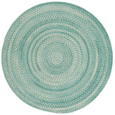 Bambini Braided Chenille Rug - Aqua, 7' Round