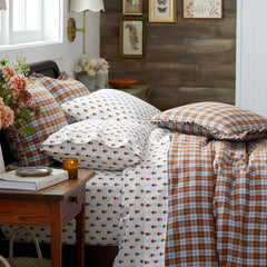 Mini-Prints Garment Washed Cotton Percale Pillowcase Set - Flowers, Standard