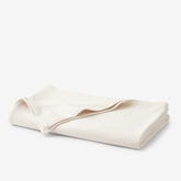 Cotton Weave Blanket - Ivory, Full/Queen