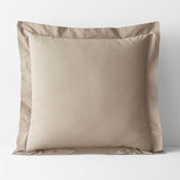 Classic Cool Cotton Percale Sham - Cocoa, Euro