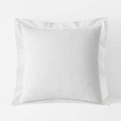 Brushed Cotton Sham - White, Euro