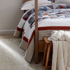 Chunky Cable Knit Throw - Natural