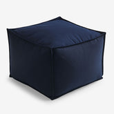 Indoor/Outdoor Pouf - Navy, Medium