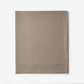 Classic Cool Cotton Percale Flat Bed Sheet - Mocha, King