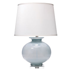 Cornflower Blue Glass Table Lamp - OS