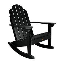 Adirondack Rocking Chair - Black