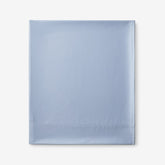 Premium Smooth Supima® Cotton Wrinkle-Free Sateen Flat Bed Sheet - Blue Shadow, King/Cal. King