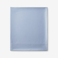 Premium Smooth Supima® Cotton Wrinkle-Free Sateen Flat Bed Sheet - Blue Shadow, Queen