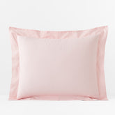 Classic Cool Organic Cotton Percale Solid Sham - Petal Pink, Standard