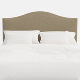 Saddle Textured Linen Headboard - Linen, Twin