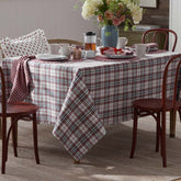 Classic Plaids Yarn-Dyed Tablecloth - Red Multi, 70 in. x 120 in.