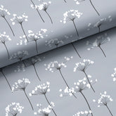 Dandelion Traditional Wallpaper - Silver, Roll