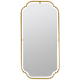 Gilded Floating Frame Wall Mirror - Gold