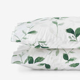 Botanic Meadow Premium Smooth Wrinkle-Free Sateen Pillowcase Set - Evergreen, Standard