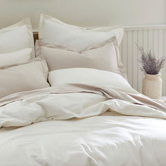 Classic Ultra-Cozy Cotton Velvet Flannel Flat Bed Sheet - Ivory, King/Cal. King