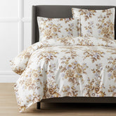 Primrose Bloom Premium Smooth Wrinkle-Free Sateen Duvet Cover - Beige Multi, Twin/Twin XL