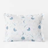 Night Sky Classic Cool Organic Cotton Percale Sham - Blue, Standard