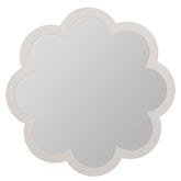 Caitlin Wilson Poppy Scalloped Mirror - White