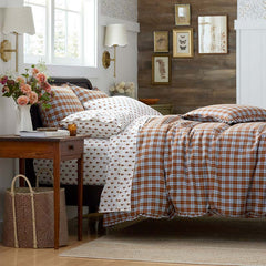 Classic Plaids Yarn-Dyed Cotton Duvet Cover - Harbor Plaid, Full