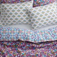 Idril Classic Cool Cotton Percale Pillowcase Set - Flower, King