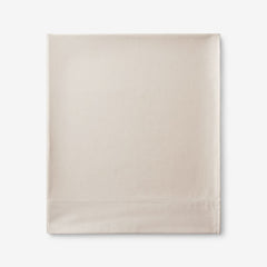 Premium Smooth Supima® Cotton Wrinkle-Free Sateen Flat Bed Sheet - Alabaster, Twin/Twin XL
