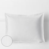 Dorset Stripe Luxe Smooth Egyptian Cotton Sateen Sham - White, Standard