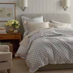 Leander Premium Smooth Wrinkle-Free Sateen Duvet Cover - Gray Multi, Twin/Twin XL
