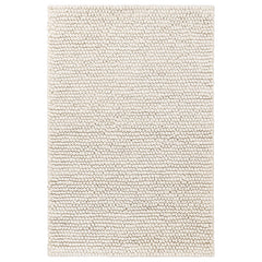 Chunky Handwoven Wool Rug - Ivory, 6' x 9'