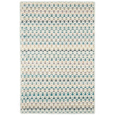 Poppy Handwoven Wool Rug - Blue, 2' x 3'