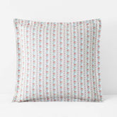 Delphine Classic Cool Cotton Percale Sham - Ivory Multi, Euro