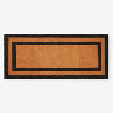 Border Coir Doormat - Black, 24 in. x 57 in.