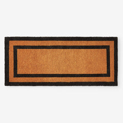 Border Coir Doormat - Black, 24 in. x 57 in.
